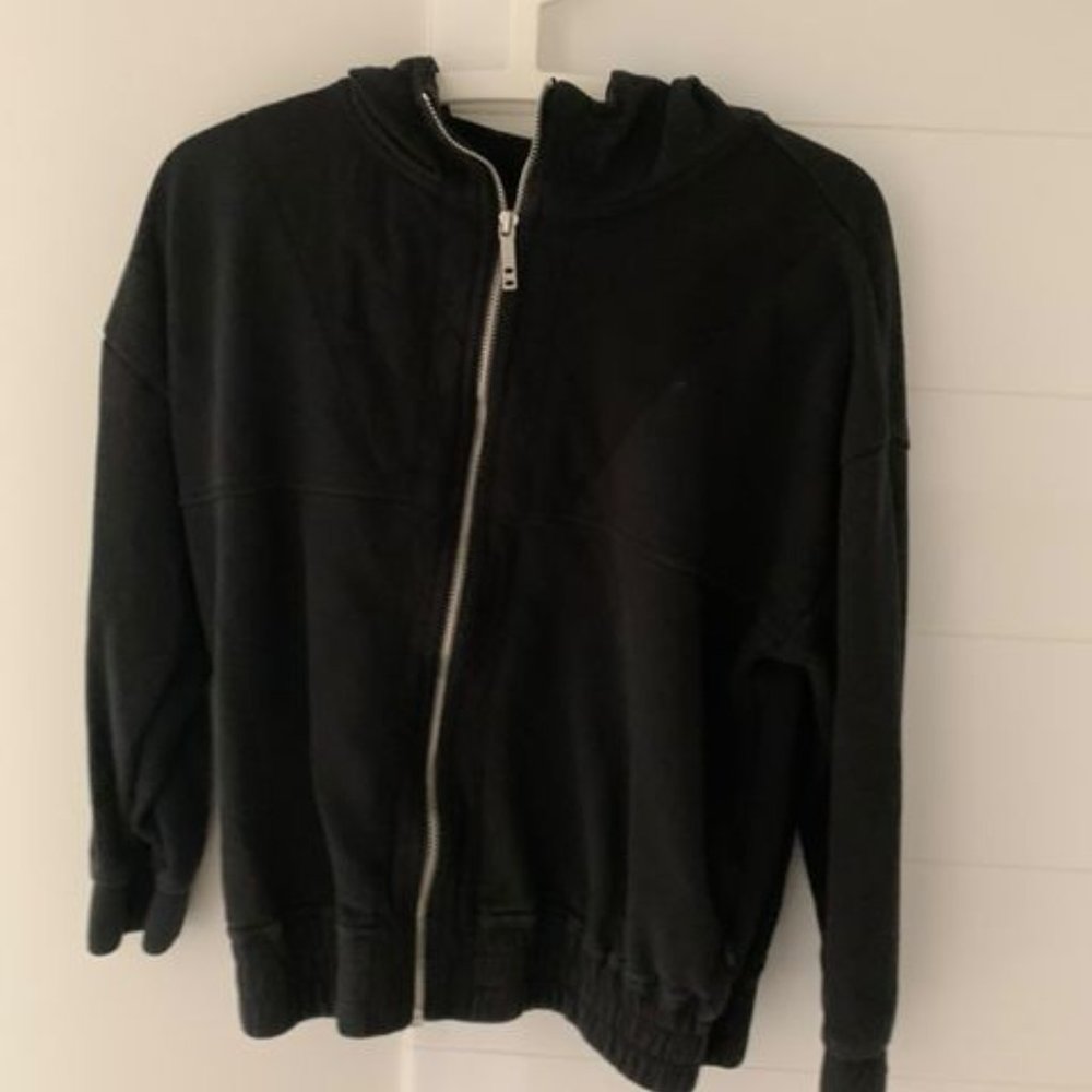 Cotton on Light Weight Black Zip Up